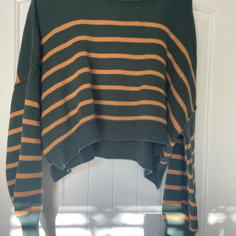 Free People Easy Street Crop Pullover